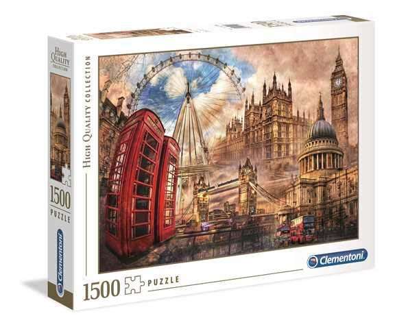 Puzzle 1500 CLEMENTONI VINTAGE LONDON