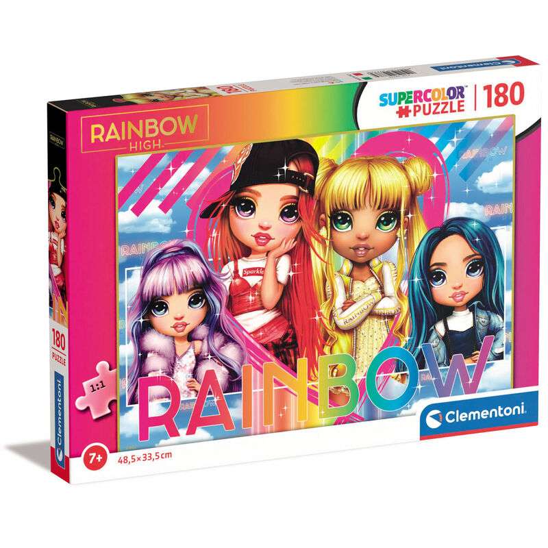 Puzzle 180 CLEMENTONI RAINBOW HIGH