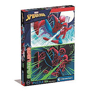 Puzzle 104 CLEMENTONI GLOWING-MARVEL SPIDER
