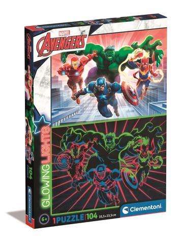 Puzzle 104 CLEMENTONI GLOWING-MARVEL AVENGER