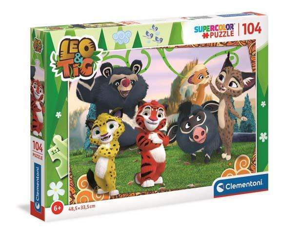 Puzzle 104 CLEMENTONI LEO & TIG