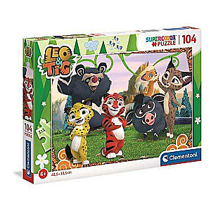 Puzzle 104 CLEMENTONI LEO & TIG