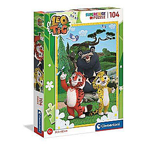 Puzzle 104 CLEMENTONI LEO & TIG