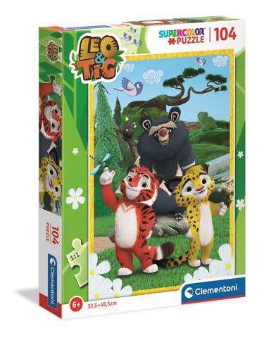 Puzzle 104 CLEMENTONI LEO & TIG