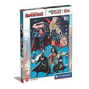 Puzzle 104 CLEMENTONI DC SUPERPETS -2