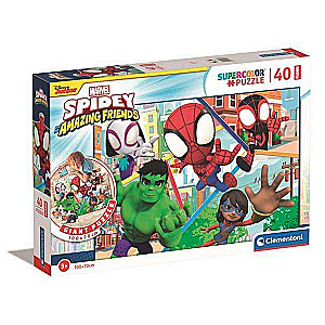 Puzzle 40 CLEMENTONI FLOOR MARVEL
