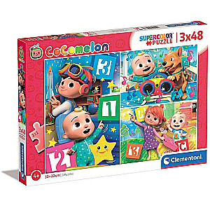 Puzzle 3X48 CLEMENTONI COCOMELON