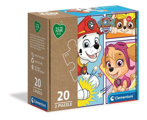 Puzzle 2X20 CLEMENTONI PFF PAW PATROL
