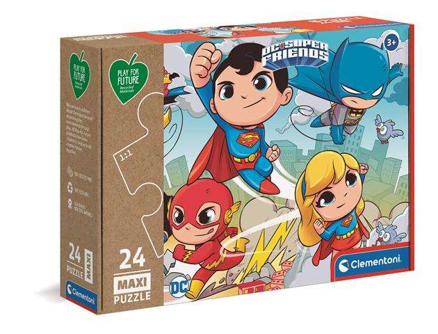 Puzzle 24 CLEMENTONI MAXI PFF DC SUPER FRIENDS