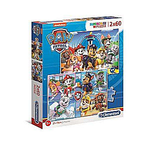Puzzle 2X60 CLEMENTONI PAW PATROL
