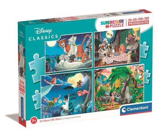 Puzzle 20+60+100+180 CLEMENTONI Disney Classic