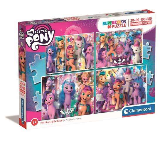 Puzzle 20+60+100+180 CLEMENTONI My Little Pony