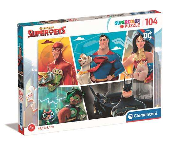 Puzzle 104 CLEMENTONI DC SUPERPETS