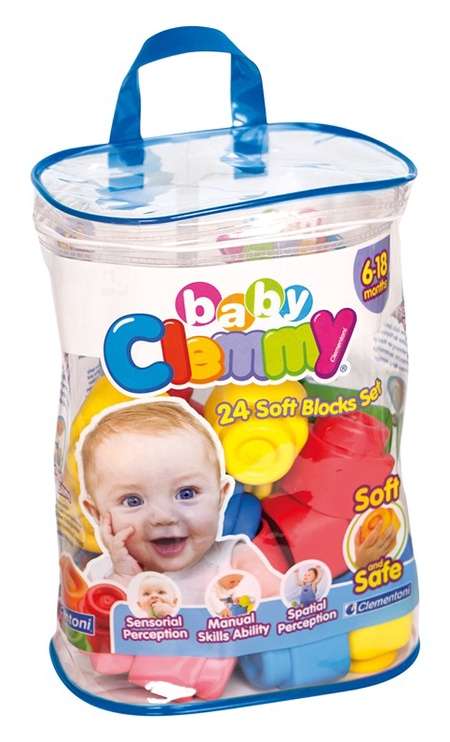 CLEMENTONI Soft Clemmy Soft Construction Set