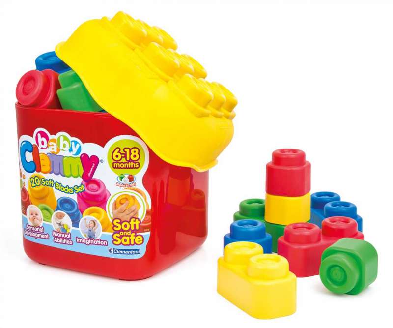 CLEMENTONI Soft Clemmy Soft Construction Set