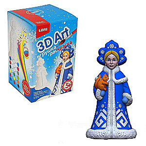 Toy Coloring Snow Maiden with Squirrel