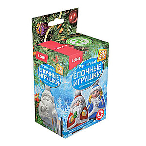 Painting Christmas Ornaments Father Frost and Snow Maiden