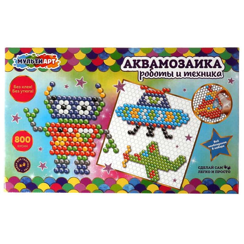 Aqua Mosaic - Robotics 800 beads