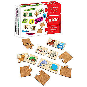Educational Puzzle Associations Who Lives Where?