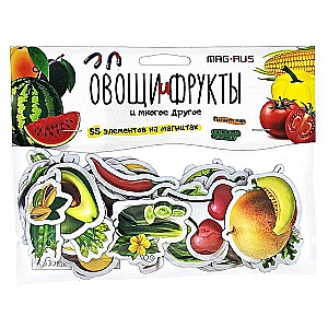 Magnetic Set - Vegetables, Fruits, Various Products