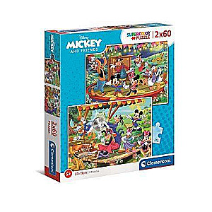 Puzzle 2X60 CLEMENTONI Mickey and friends