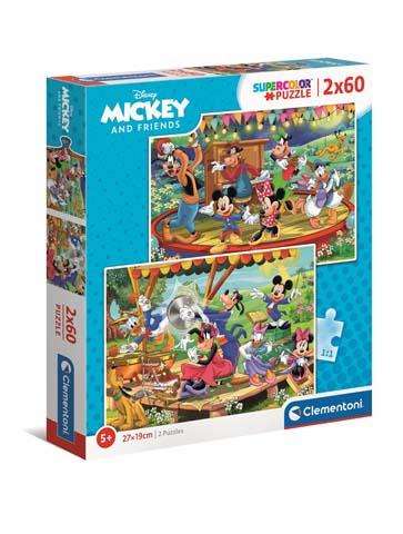 Puzzle 2X60 CLEMENTONI Mickey and friends