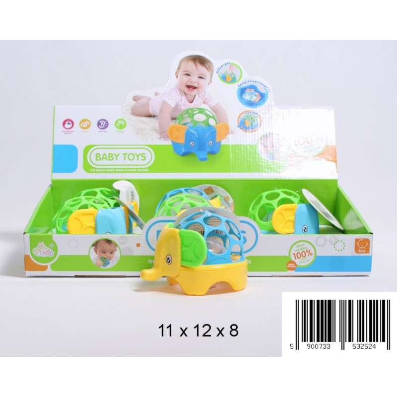 Rattle - Liu Ba Ling Elephant Toy