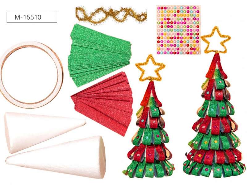 Creative Set CHRISTMAS TREE from Ribbons