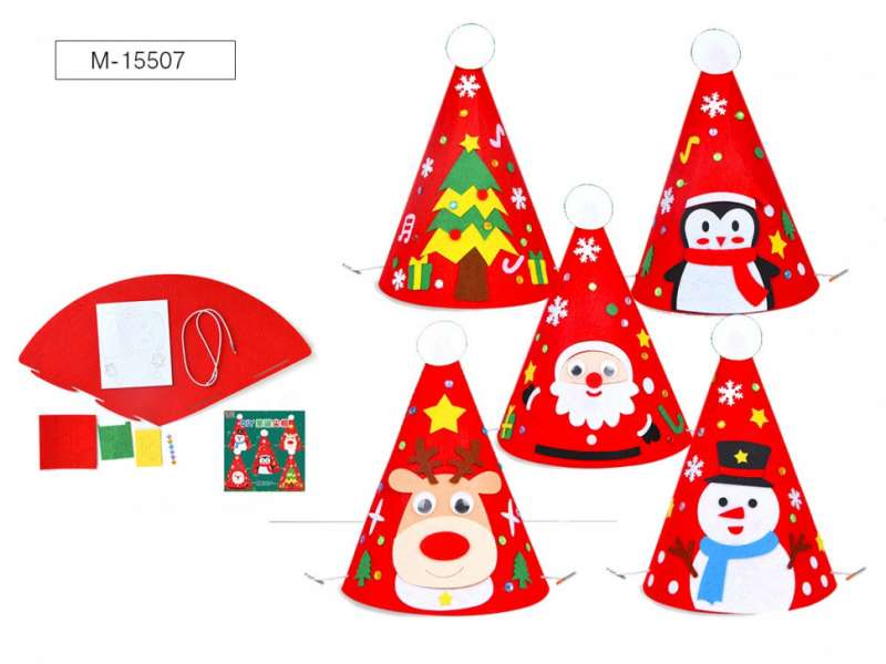 Textile Craft Set Christmas Hat