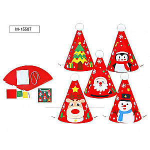 Textile Craft Set Christmas Hat