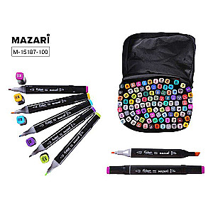 FANTASIA NOVA Dual-Ended Sketch Marker Set, 100 Colors