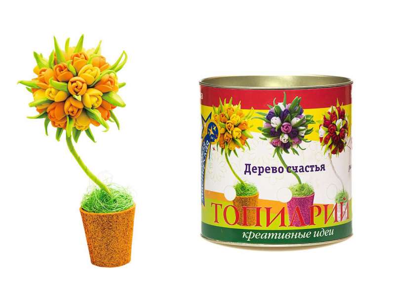 Creativity Set Topiary Small Tulips Made of FOM EVA Material