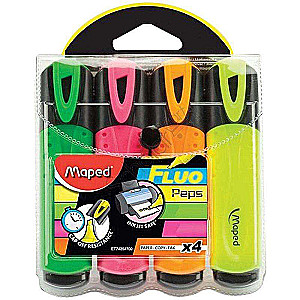 Text Marker MAPED FLUO 4 colors