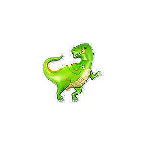 Foil balloon Dragon, green, packed, FX, 24