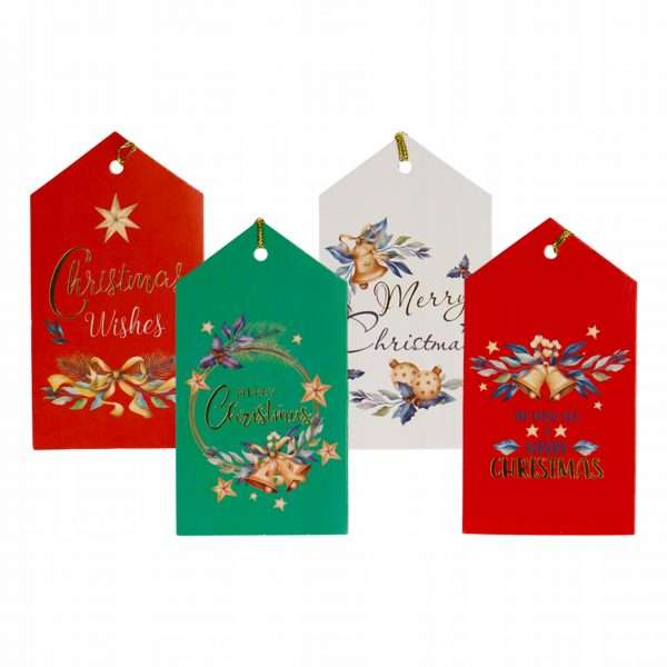 New Year gift tags 8 pcs.