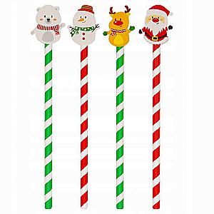 Christmas Pencil Mix, with eraser
