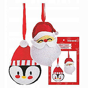 Christmas Creative Set 2 pcs. Penguin/Santa Claus
