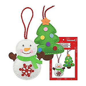 Christmas Creative Set 2 pcs. Snowman/Tree
