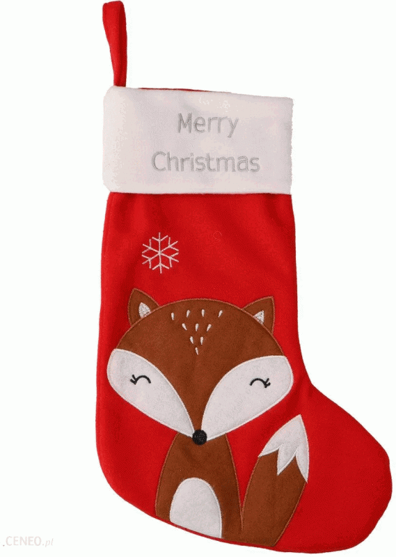 Christmas Stocking Fox Merry Christmas