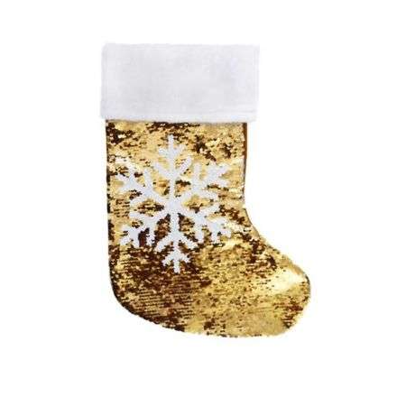 Christmas Stocking Snowflake, Golden