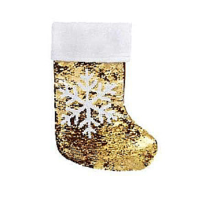 Christmas Stocking Snowflake, Golden