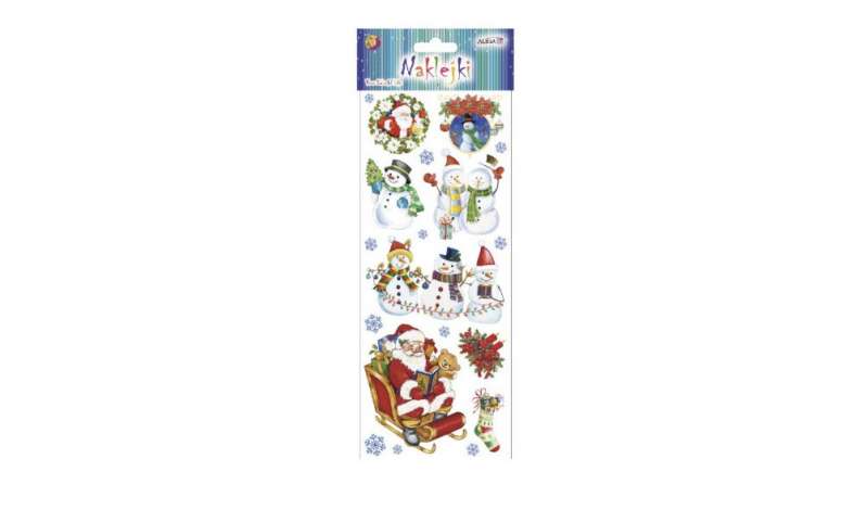 New Year's decor-sticker for window 12x30cm