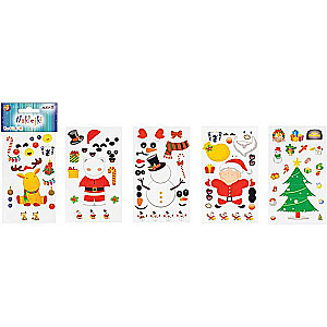 New Year decor sticker, Creative DIY set ll x 18cm