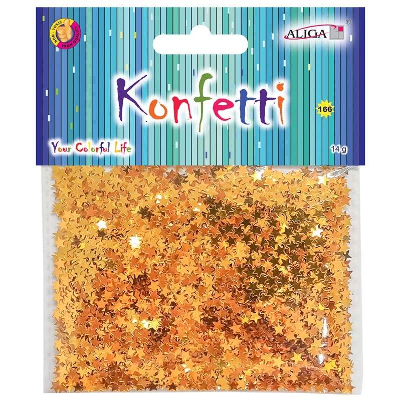 Confetti Decor 14g Foil Star GOLD
