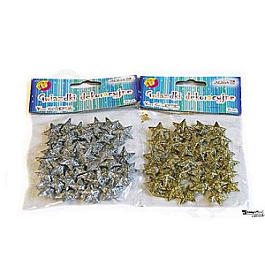 Decor Stars 35pcs silver
