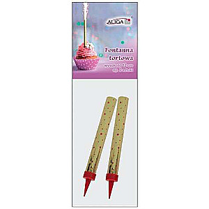 Cake fountain candle 2 pcs. 12 cm