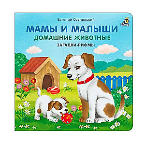 Books - cardboard. Riddles - rhymes. Mommies and babies. Pets