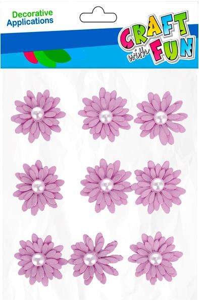 Decor sticker 9 pcs felt Flowers