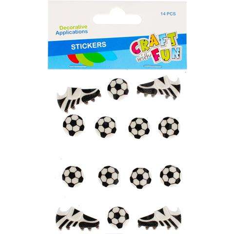 Decor Sticker 14 pcs Football