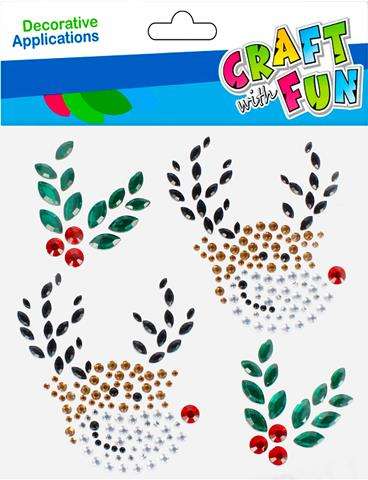 New Year Decor-Sticker Reindeer-Rudolph Acrylic
